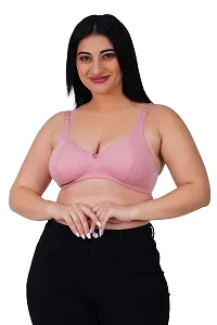 Stylish Fancy Cotton Solid Non Padded Bras For Women-thumb4