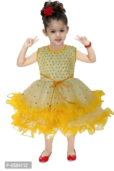 kids frock girls 2years color Gold Frocks-thumb0