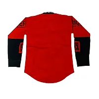 Boys Tshirts for Kids Red Color Full Sleevs-thumb1