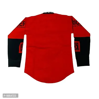 Boys Tshirts for Kids Red Color Full Sleevs-thumb2