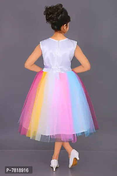 unicorn dress for kids girls-thumb2
