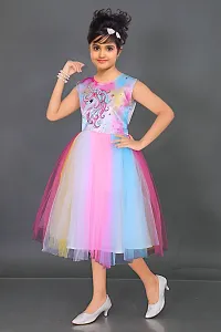 unicorn dress for kids girls-thumb3