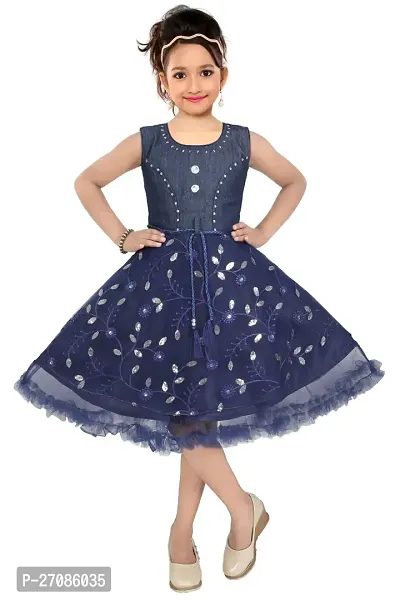 Girls net frock kids dresses-thumb0