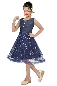 Girls net frock kids dresses-thumb2