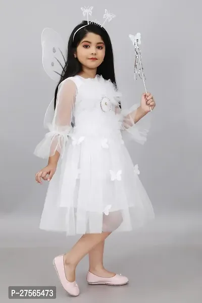 Classic Net Dresses for Kids Girls-thumb3