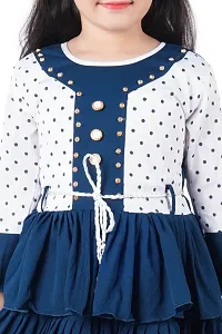 trendy girls layered frock for kids girls-thumb3