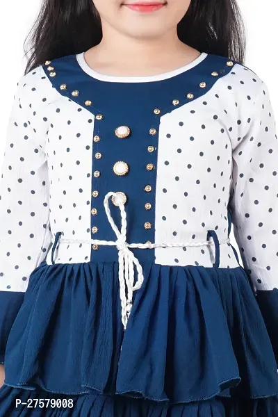 trendy girls layered frock for kids girls-thumb4