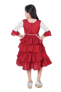 trendy girls layered frock for kids girls-thumb2