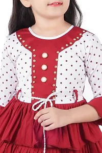 trendy girls layered frock for kids girls-thumb3