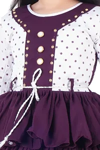 trendy girls layered frock for kids girls-thumb1