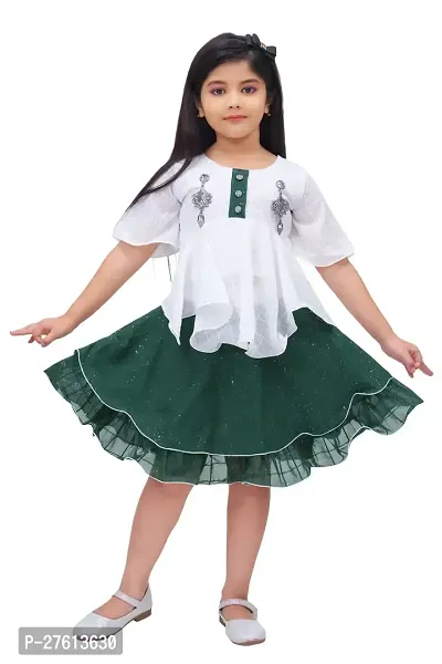 Girls Top and Skirt Set for kids-thumb0