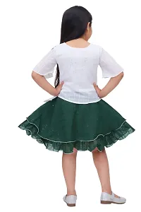 Girls Top and Skirt Set for kids-thumb1