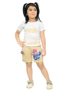 Classic Cotton Blend Printed 3 Piece Clothing set for Kids Girl-thumb4