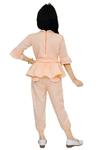 Girls' Trendy Peplum Pants Set-thumb1