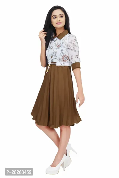 Stylish Chiffon Printed Dresses For Women-thumb4