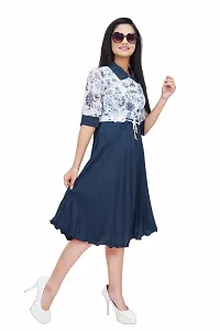 Stylish Chiffon Printed Dresses For Women-thumb3