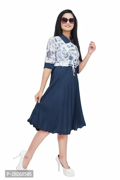 Stylish Chiffon Printed Dresses For Women-thumb4