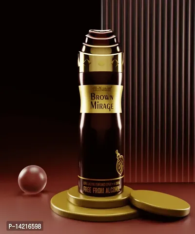 Al-Nuaim Brown Mirrage Long Lasting Perfume Spray-200 ml-thumb2