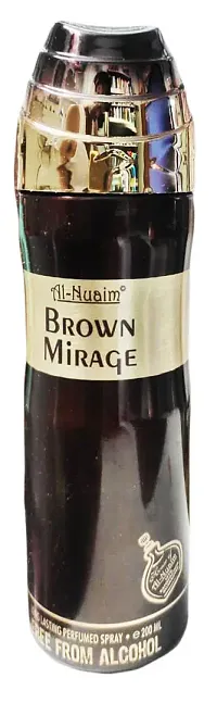 Al-Nuaim Brown Mirrage Long Lasting Perfume Spray-200 ml-thumb2