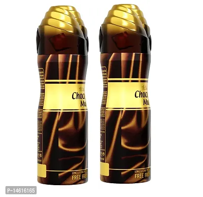 Al-Nuaim Chocolate Musk Long Lasting Perfume-200 ml Pack Of-2-thumb2