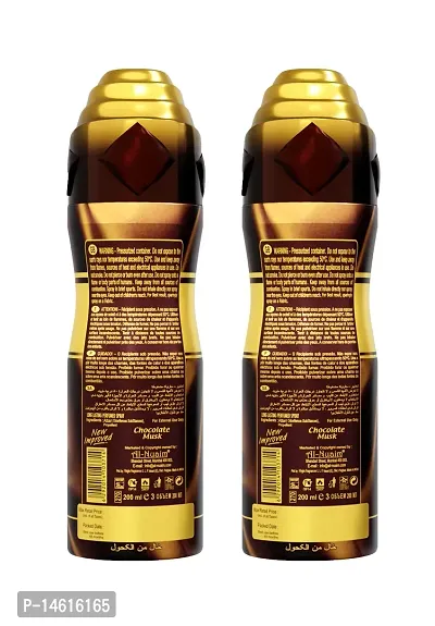 Al-Nuaim Chocolate Musk Long Lasting Perfume-200 ml Pack Of-2-thumb4