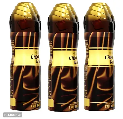 Al-Nuaim Chocolate Musk Long Lasting Perfume-200 ml Pack Of-3-thumb2