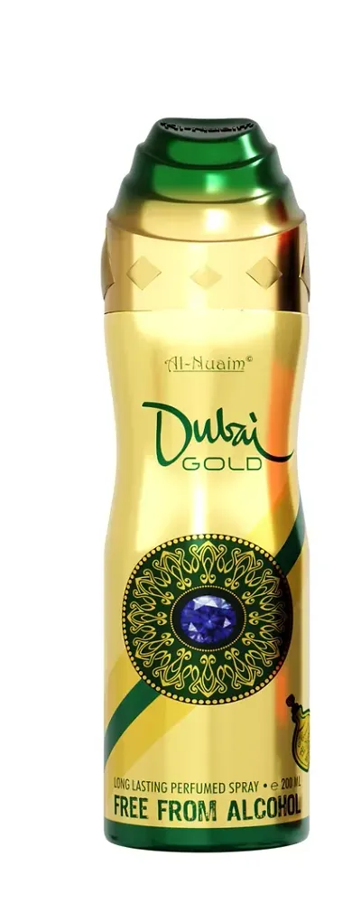 Al-Nuaim Dubai Gold Long  Lasting  Perfume Spray-200 ml