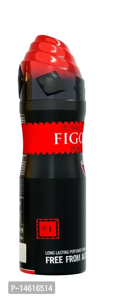 Al-Nuaim Figo Black Long Lasting perfume Spray-200 Ml-thumb4