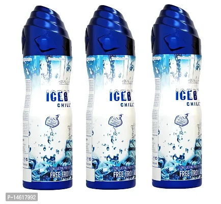 Al-Nuaim Ice Berg Chilled Long Lasting Perfume Spray-200 Ml pack Of-3-thumb3