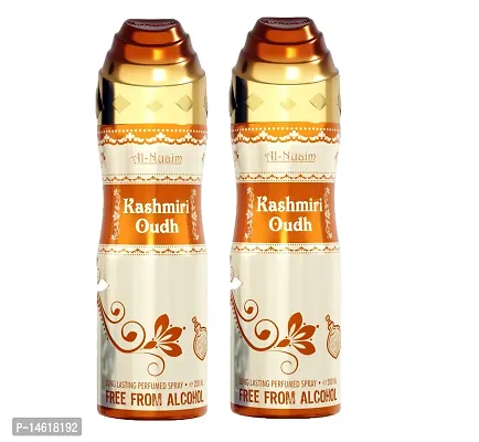 Al-Nuaim Kashmiri Oudh Long Lasting Perfum Spray-200 Ml Pack Of-2