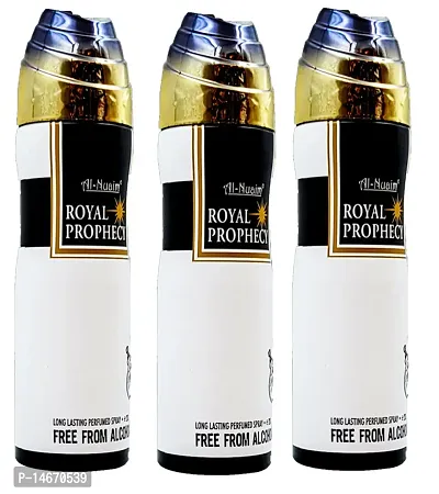 Al Nuaim Royal Prophecy Long Lasting Perfume-200 ml Pack Of-3