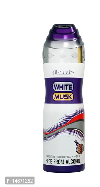 Al Nuaim White Musk Long Lasting Perfume Spray-200 ml