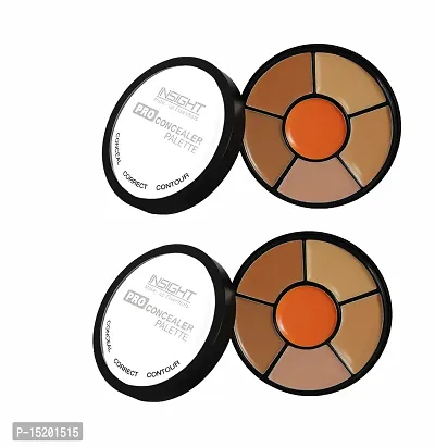 INSIGHT Cosmetics Natural Pro Concealer Palette Powder (Concealer)-15 Grm Pack Of-2-thumb2