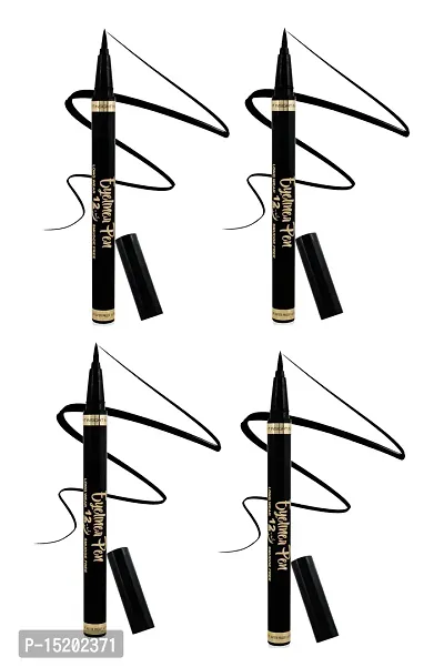 INSIGHT Cosmetics Liner Express Eye Pen, Black(Matte), 1.5g (Black)-Pack Of-4