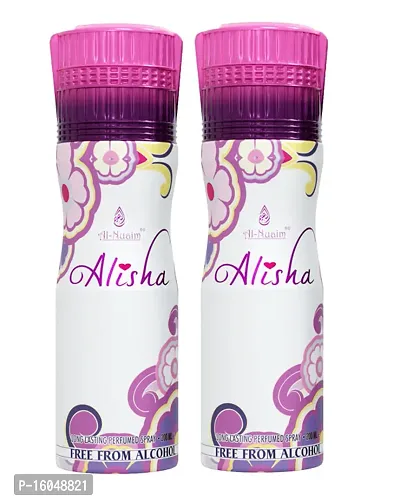 Al Nuaim Alisha Long Lasting perfume-200 ml Pack Of-2