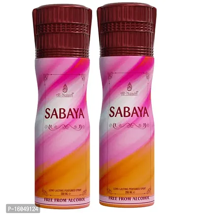 Al Nuaim Sabaya Long Lasting Perfume Spray-200 ml Pack Of-2