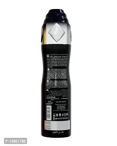Al Nuaim Silver Scent Long Lasting Perfume Spray-200 ml-thumb3