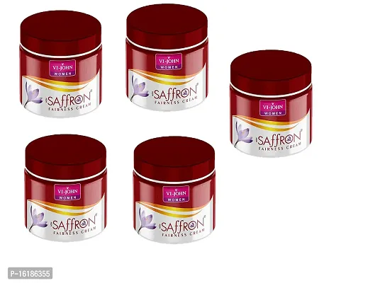 Vi John Red Saffron Natural Fairness Cream-50 Gm Pack Of-5-thumb0