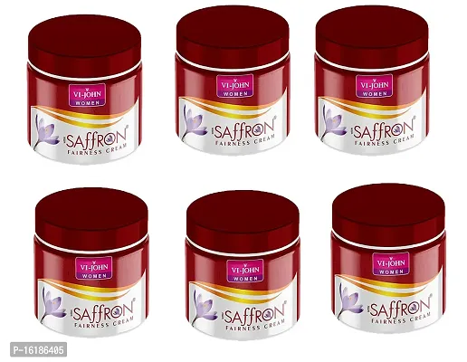 Vi John Red Saffron Natural Fairness Cream-50 Gm Pack Of-6