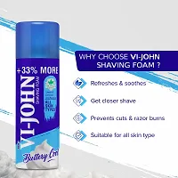VI - JOHN Smooth Shave Foam For Men | Shaving Foam Cream With Goodness of Nature - All Skin - 400 gm-thumb4