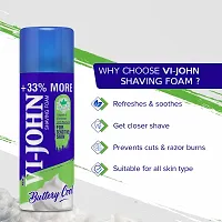 VI - JOHN Shaving Foam For Sensitive Skin Men's Shave Foam  with Tea Tree Oil (400 gm Each)-Pack Of-2-thumb1