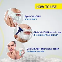 VI - JOHN Smooth Shave Foam For Men | Shaving Foam Lemon Lime (400gm )-Pack Of-2-thumb1