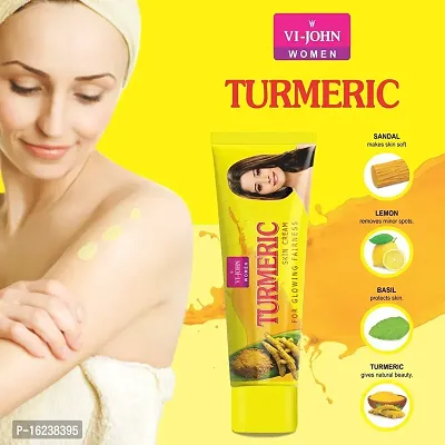 VI - JOHN Women's Turmeric Skin Cream Vitamin C 50G (Pack of 5)-thumb3