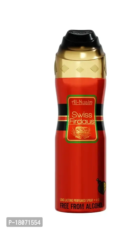 Al Nuaim Swiss Firdous Long Lasting perfume Spray-200 ml Pack Of-2-thumb3