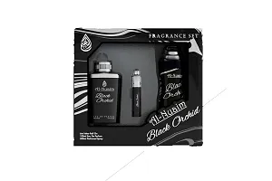 Al Nuaim Black Orchid Long Lasting Perfume Combo Set-thumb2