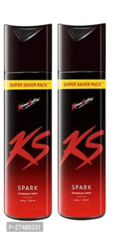 KamaSutra Spark Deodorant Spray for Men, 220ml-Pack Of-2