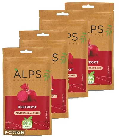 Alps Goodness - Beetroot Powder  For Hair  Skin Face  (50 g)-Pack Of-4