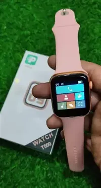 pink New SMART WATCH 2023 latest version /T500 Full Touch Screen Bluetooth Smartwatch with Body Temperature, Heart Rate  Oxygen Monitor Compatible with All 3G/4G/5G Android  iOS-thumb1