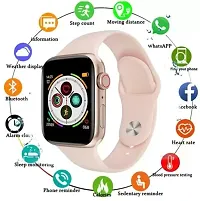 pink New SMART WATCH 2023 latest version /T500 Full Touch Screen Bluetooth Smartwatch with Body Temperature, Heart Rate  Oxygen Monitor Compatible with All 3G/4G/5G Android  iOS-thumb3