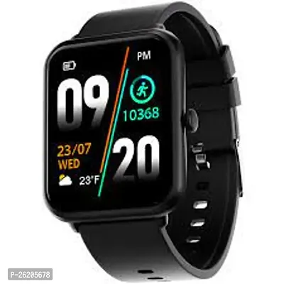 T-500 Smart Watch | Sleep Monitor | Distance Tracker | Calendaring | Sedentary Reminder | Text Messaging | Pedometer | Calorie Tracker | Heart Rate Monitor Smartwatch - (Black)-thumb0